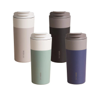 RICO 瑞可 RICOCAFE 陶瓷塗層保溫杯 GSC日日杯 600ml(獨家「防誤開制鎖」設計)