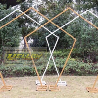 Backdrop besi segi 5 (2 x 2m)