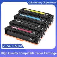 4PCS Compatible 202a CF500A Color Toner Cartridge For HP Color LaserJet Pro M254 M254dw 254nw MFP M281cdw 281fdn 280 280nw