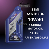 MINYAK HITAM ESTREMO ORIGINAL 100%(free filter)+STICKER RANDOM  /estremo MOTOR OIL HEATPRO  2T/4T SE