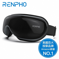 【RENPHO】氣壓式熱感眼部按摩器-黑色 / RF-EM001BK