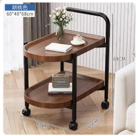 網紅小桌子扶手置物架圓桌可移動小推車茶幾客廳沙發傍側邊幾迷你