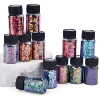 Chameleon Nail Glitter Flakes Irregular Sparkly Gradient Sequins Epoxy Resin Filling Pigment Jewelry Making Nail Art Decoration