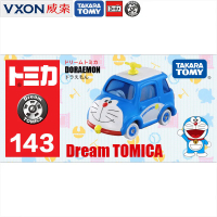 TAKARA TOMY TOMICA ล้อแม็กรถยนต์โดราเอมอน143กริ๊งแมวเวลาเครื่อง158ตุ๊กตาแอ็คชั่นตุ๊กตาของเล่นของขวัญสำหรับเด็ก