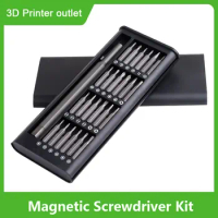 24pcs Magnetic Screwdriver Kit with Detachable Handle Tools for 3D Printer Mobile Phone Smartphone Game Console Tablet PC