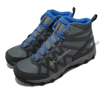 Columbia 戶外鞋 Peakfreak X2 Mid Outdry 男鞋 藍 灰 中筒 防水 登山鞋 包覆 UBM08280GY
