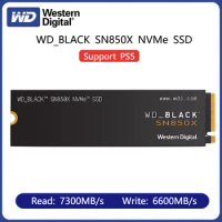 WD_BLACK SN850X Game Drive NVMe SSD 1TB 2T Internal Solid State Drive PCIe 4.0 M.2 2280 with Heatsink Works with Playstation 5