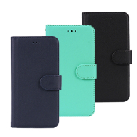 亞古奇 Samsung Note 9 柔軟羊紋二合一可分離式兩用皮套-綠藍黑