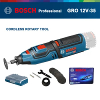 Bosch GRO 12V-35 Cordless Rotary Tool Electric Grinder High Speed 35000rpm Small Grinding Cutting Sanding Polishing Drilling