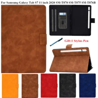 Tablet Case for Samsung Galaxy Tab S7 11 inch 2020 PU Leather Ultra Slim Case for Samsung T870 SM-T870 T875 Tab S7 Book Cover