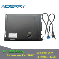 A61L-0001-0074 TX-1450 TX-1424AB 14 Inch LCD Display Used For FANUC CNC Machine Replace CRT monitor