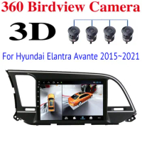 For Hyundai Elantra Avante AD 2015~2021 Car Multimedia GPS Radio Navigation NAVI Player CarPlay 360 BirdView 3D