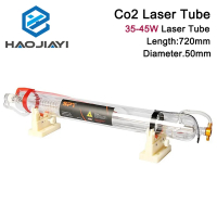 HAOJIAYI 40วัตต์ Co2เลเซอร์อัพเกรดหัวโลหะหลอด720มิลลิเมตรโคมไฟท่อแก้วสำหรับ CO2เลเซอร์แกะสลักและเครื