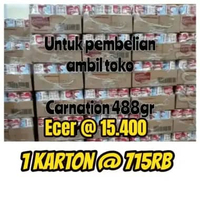 CARNATION SUSU KENTAL MANIS KALENG NESTLE 1dus 488grx48 carnation 1dus