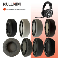NullMini Replacement Earpads for CORSAIR VIRTUOSO RGB Wireless SE Headset Headphones Leather Sleeve Earphone Earmuff