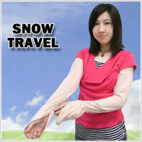 【SNOW TRAVEL】《UPF50+》神奇涼感紗-抗UV防曬護手型袖套.吸濕.排汗.透氣款/AH-6
