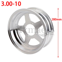 3.00-10 wheel hub 10 inch Aluminum alloy Rims for Monkey Bike Motorcycle Electric tricycle scooter parts