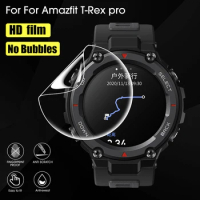Hydrogel Film for Amazfit T-Rex Pro Shockproof Screen Protector Scratch Resistant Soft Smart Watch Film for Amazfit T-Rex Pro