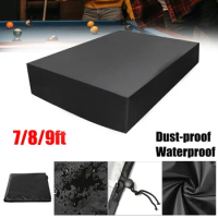 Waterproof Dust Cover 8/9 Ft Outdoor Billiard Pool Table Cover 210D Oxford Cloth Table Protector Billiard Accessories