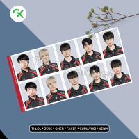 Photo ID 3x4 Esports T1 LOL Liên Minh Huyền Thoại - Doran - Oner - Faker - Gumayusi - Keria