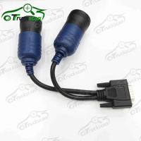 Truck Engine diagnostic cable Pn 405048 6- and 9-pin Y Deutsch Adapter for XTruck Usb Link