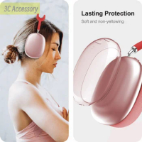 for Apple AirPods Max Wireless headphone accessories Soft Silicone Rubber Protective Cover for apple airpods max 2020 headset