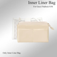 Nylon Purse Orgainzer Insert for Gucci Padlock Bag Inner Liner Bag Orgainzer Handmade Cosmetic Storage Zipper Bag Organizer