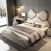 Pretty King Size Bed Modern French Style Superking Princess Bed Loft Luxury Camas De Dormitorio Bedroom Set Furniture