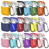 New Silicone Earphone Cases For Apple Airpods 2 Generation Protective Wireless Earphone Cover For Apple Air Pods Box