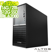 Acer Altos P10F8 商用工作站 i7-12700/16G/512SSD+2TB/RTX A2000_6G/W11P