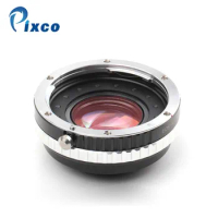 Pixco For EOS-NEX Adjustable Aperture Focal Reducer Speed Booster Suit For Canon EF to for Sony NEX A7S A7 A6000 A5000 5T