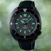 【SEIKO 精工】限量 PROSPEX 黑潮 夜視鏡綠 潛水機械腕錶 SK044 母親節 禮物(SRPH99K1/4R35-05H0C)