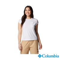 Columbia哥倫比亞 女款- Boundless Trek快排短袖上衣-白色  UAR71490WT/IS