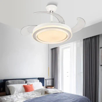 42 Inch Ceiling Fan With Light Ceiling Fan With Led Lights Chandelier For Bedroom Remote Control Ceiling Fan Light