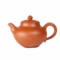 【唐泉茗茶】朱泥清韻壺(宜興紫砂壺 中國工藝美術大師林靖崧監製)