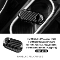 aimey คาร์บอนไฟเบอร์แท้สำหรับCooper Countryman U25 J01 J05 F65 F66 2024 2025 ฝาครอบกุญแจรีโมทรถยนต์ 