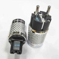 Furutech FI-E50 / FI-50 NCF Nano Schukostecker Crystal Power Rhodium Plating Supply Plug Grade High End Box 15A 125V
