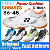 Ready to ship   Yonex Power Cushion SHB65Z3 รองเท้าแบดมินตันสำหรับผู้ชายรองเท้ากีฬาอาชีพสำหรับผู้หญิงระบายอากาศได้ yonex 65z3 รองเท้าแบดมินตันเบาพิเศษ cod