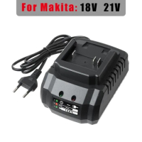 Battery Charger Replacement For Makita Model 18V 21V Li-ion BL1415 BL1420 BL1815 BL1830 BL1840 BL1860 Electric Drill Grinder