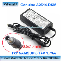 Genuine 14V 1.79A 25W LCD Monitor Adapter Power Supply For SAMSUNG S22D360H A2514_DSM A2514-DPN A2514-DVD A2514_DPN 25W_W
