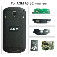 USB Charge Board for AGM A8 SE, Main Board, Speaker, Phone Case Cover, Original Used Battery Housings, Phone Repair Parts