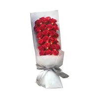 Para Ella 60 Cm Buket Bunga Artifisial Mawar Alxandria - Merah