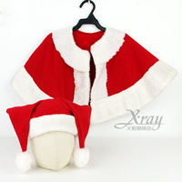 聖誕披風套組，聖誕/聖誕老公公裝/聖誕圍裙/角色扮演，X射線【X281297】