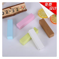 20*20*71mm 100pcs Lip Balm Tube Packaging Carton Box Lipstick Tube DIY Packing box Colorful Kraft Paper Gift