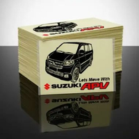 Stiker Mobil Suzuki APV Keren – Cutting Decal Variasi Kaca Belakang | Anti Air, Tahan Lama Hitam Mer