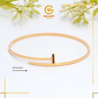 GELANG BANGLE EMAS PAKU PERMATA EMAS ASLI KADAR 6K(300) & 8K(375) GP 20 33A - GALERI 21 FASHION 28