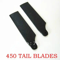 Wholsale 10Pairs Tail Blades Spare Parts For ALIGN TREX 450 PRO SPORT SE V2 XL S CF Rc Helicopter . Empennage Blade Part