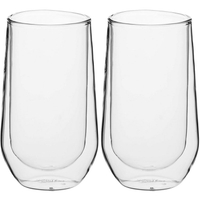 《LeXpress》雙層玻璃高球杯2入(380ml) | 調酒杯 雞尾酒杯 司令杯 可林杯 直飲杯 長飲杯