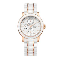 Alexandre Christie AC 6292 Rosegold White Ceramic BFBRGSL