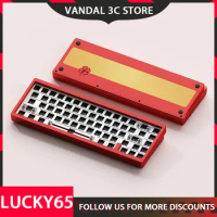 Weikav Lucky65 Mechanical Keyboard Kit Tri-Mode Usb/2.4g/Bluetooth Wireless Keyboard Gasket Structure Rgb Gaming Keyboard Gift